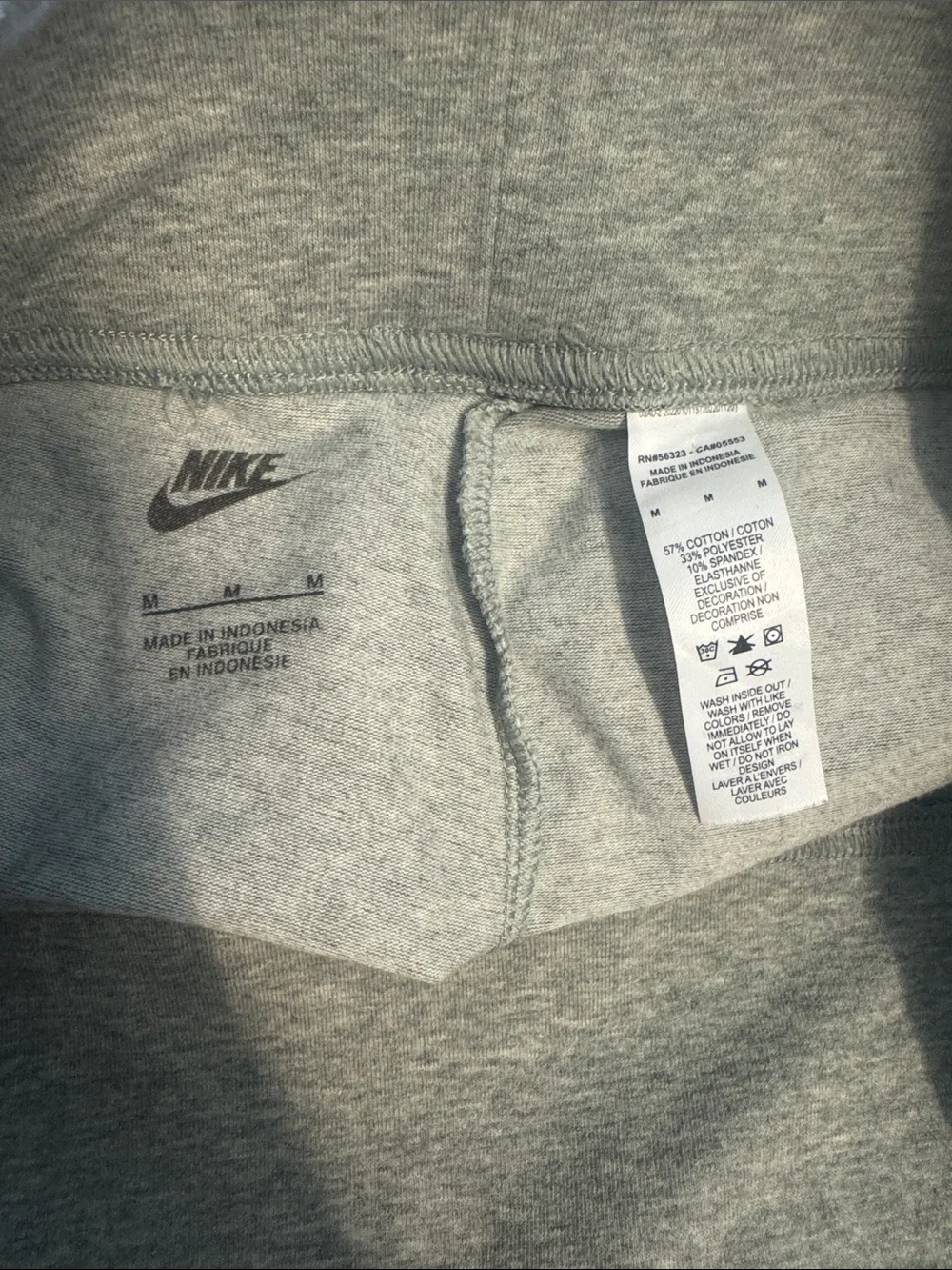 Nike stretchy gray